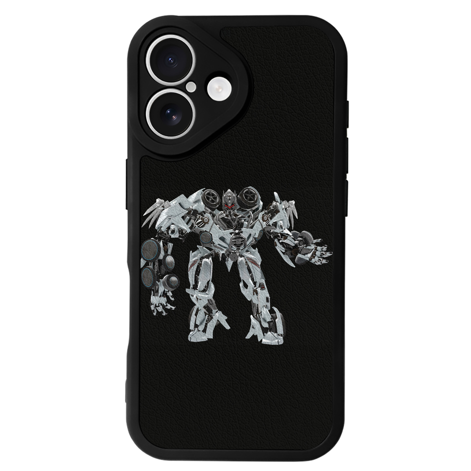 （画像用） Transformers トランスフォーマー 【iPhone 16シリーズ対応】シリコンスマホケース（レザー調） 材質：シリコン